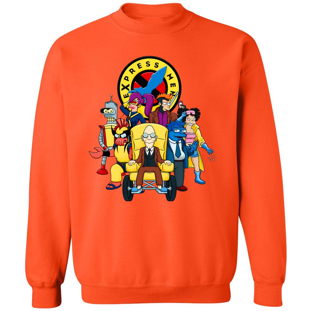 Classic Unisex Sweatshirt - KKLQBB7S - Orange - 10