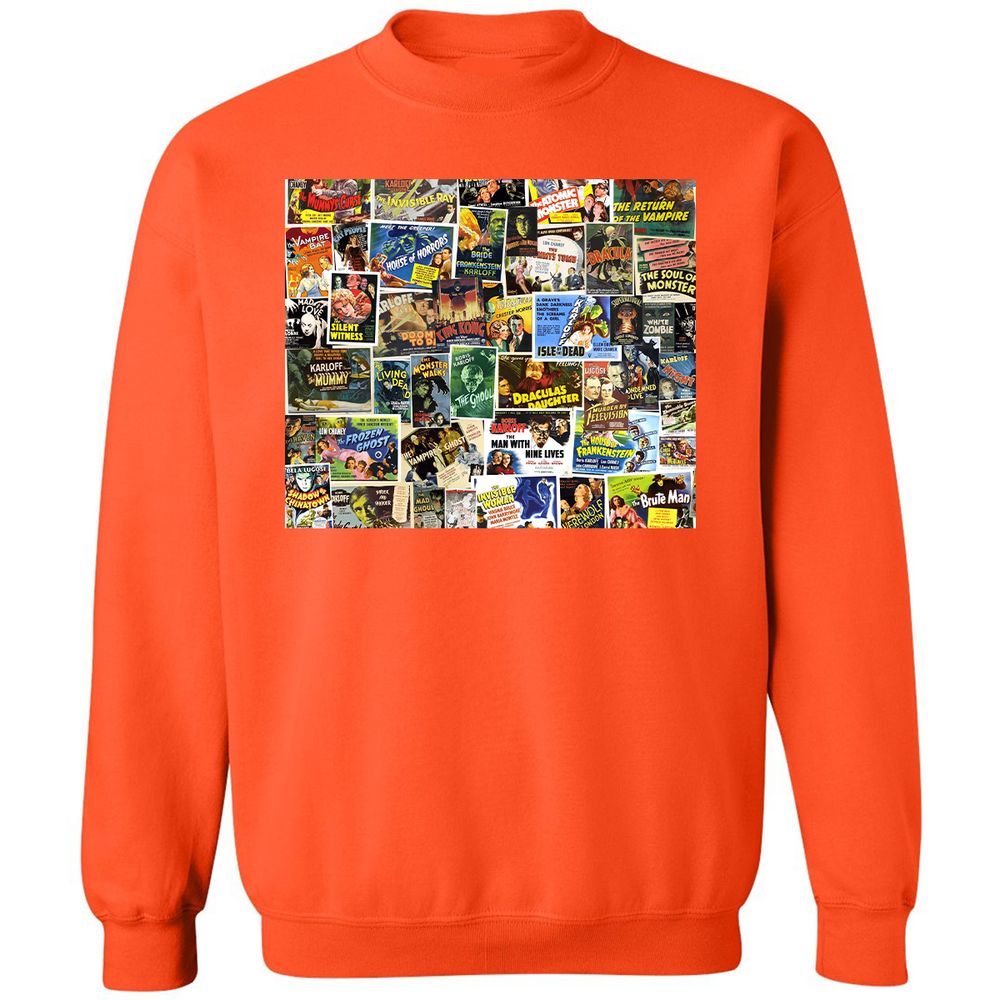 Classic Unisex Sweatshirt - AQUCBX3Z - Orange - 10