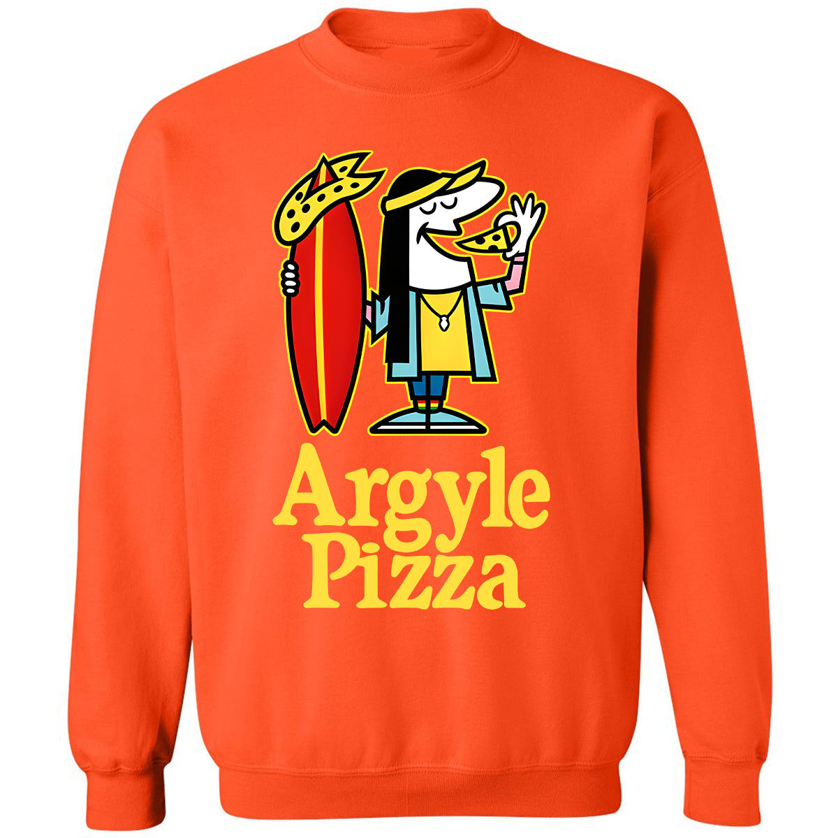 Classic Unisex Sweatshirt - RBJ4NVJA - Orange - 10