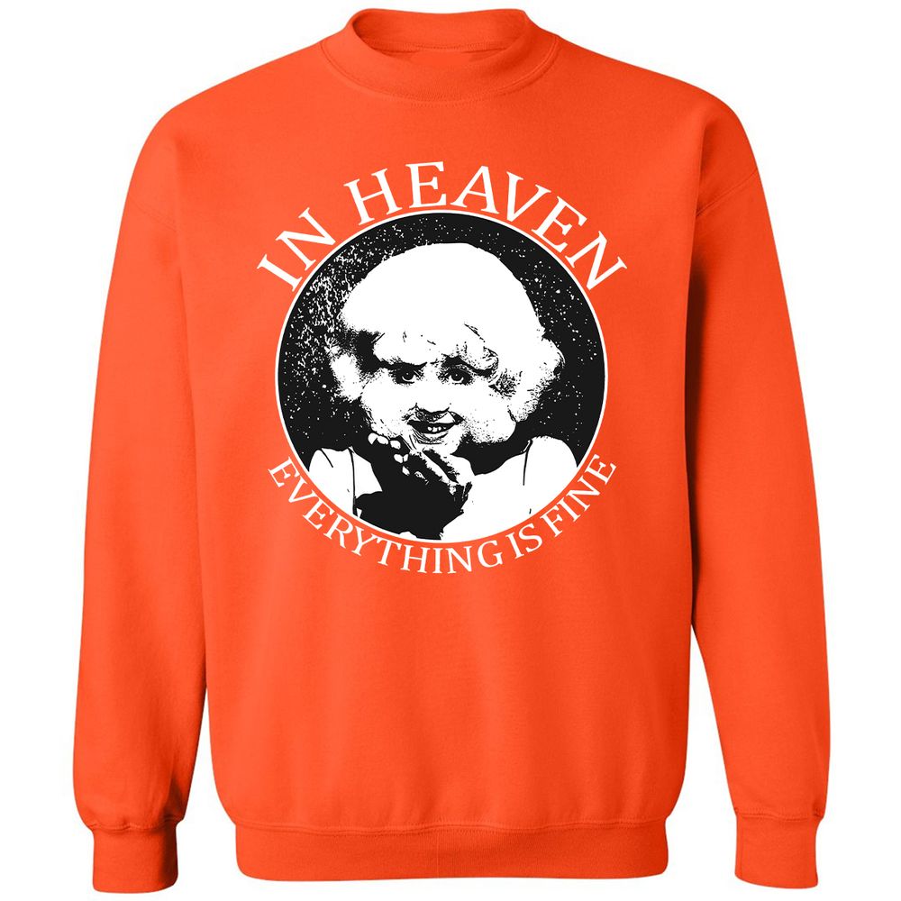 Classic Unisex Sweatshirt - WEH8E7PF - Orange - 10
