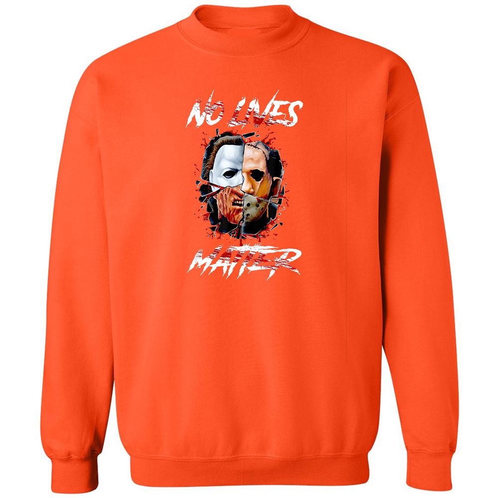 Classic Unisex Sweatshirt - B3ZH33XJ - Orange - 10
