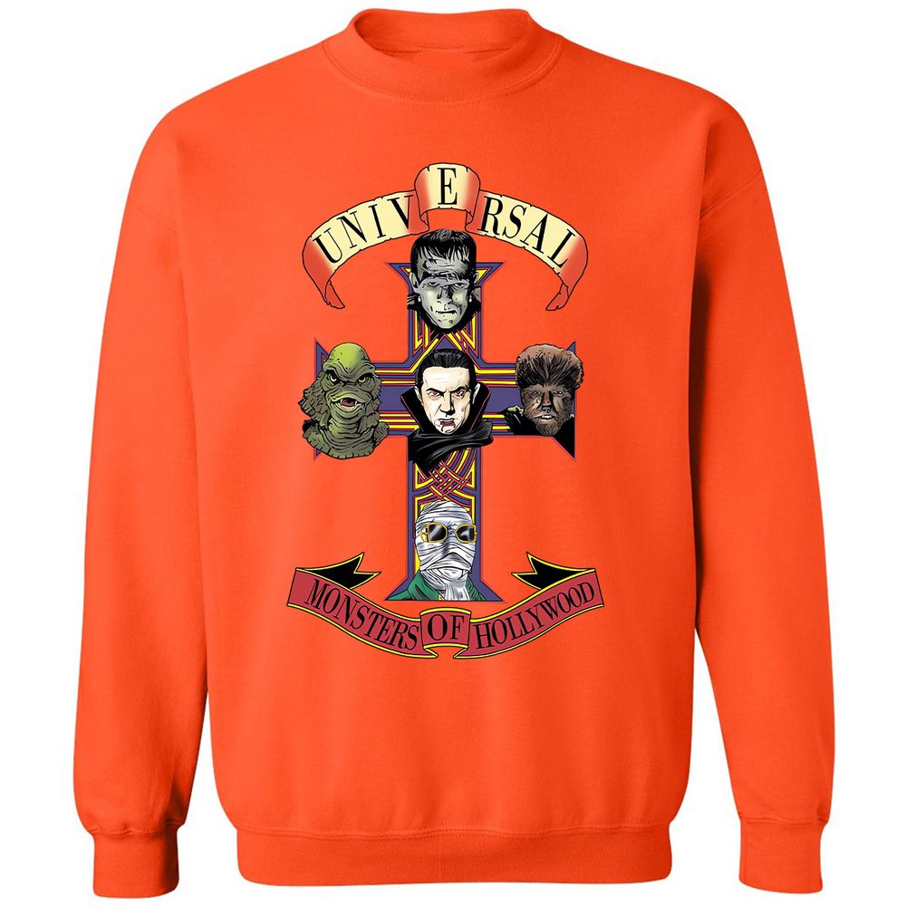 Classic Unisex Sweatshirt - UQ18CB5N - Orange - 10