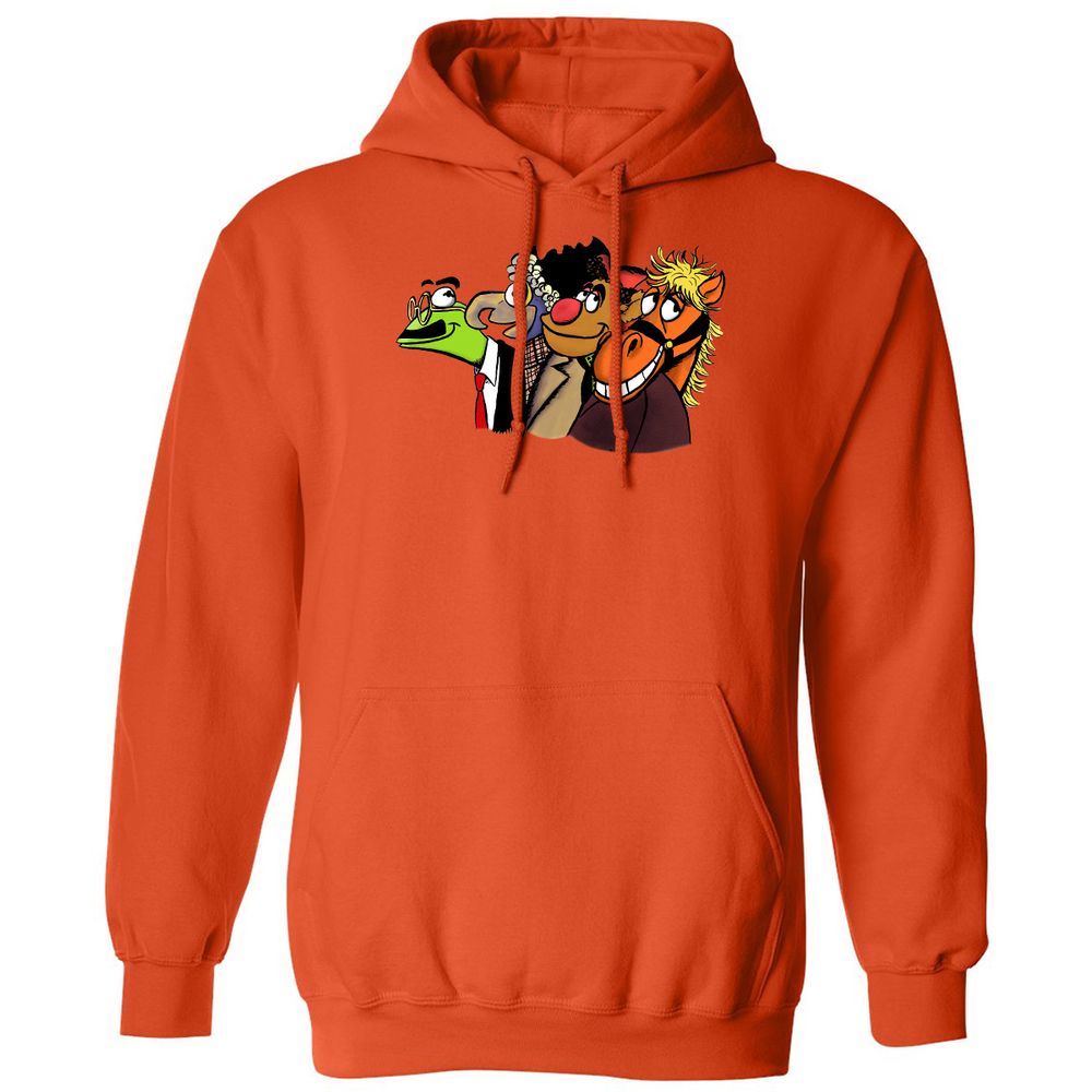 Classic Unisex Hoodie - 6E7BQ32K - Orange - 10