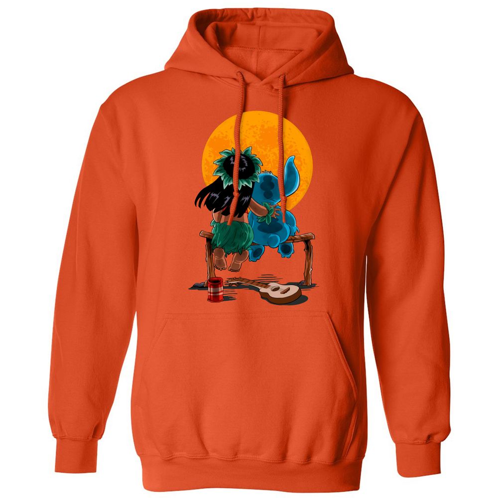 Classic Unisex Hoodie - PQE83S1W - Orange - 10