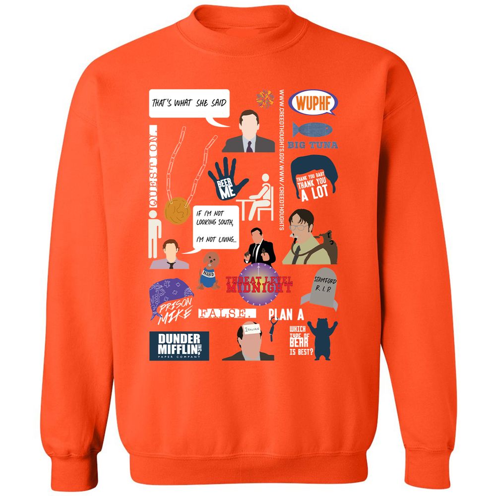 Classic Unisex Sweatshirt - US51S2JT - Orange - 10