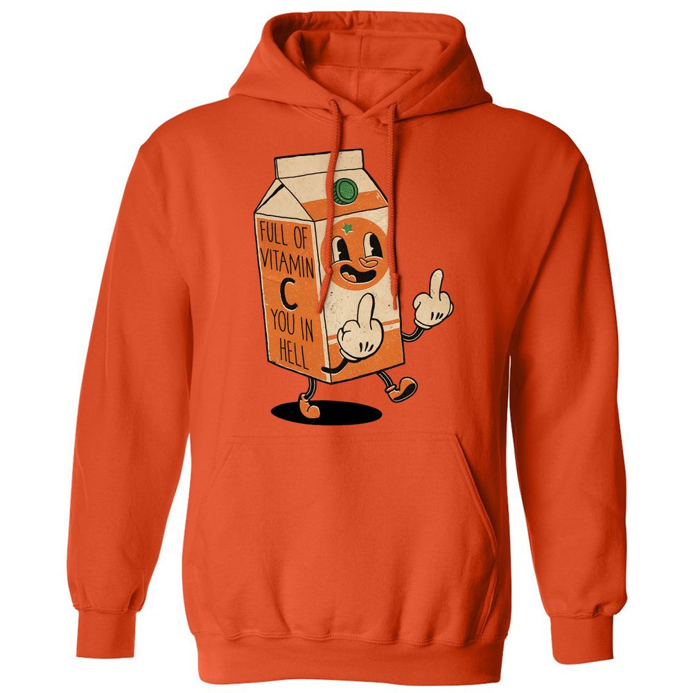 Classic Unisex Hoodie - C69T7G1G - Orange - 10