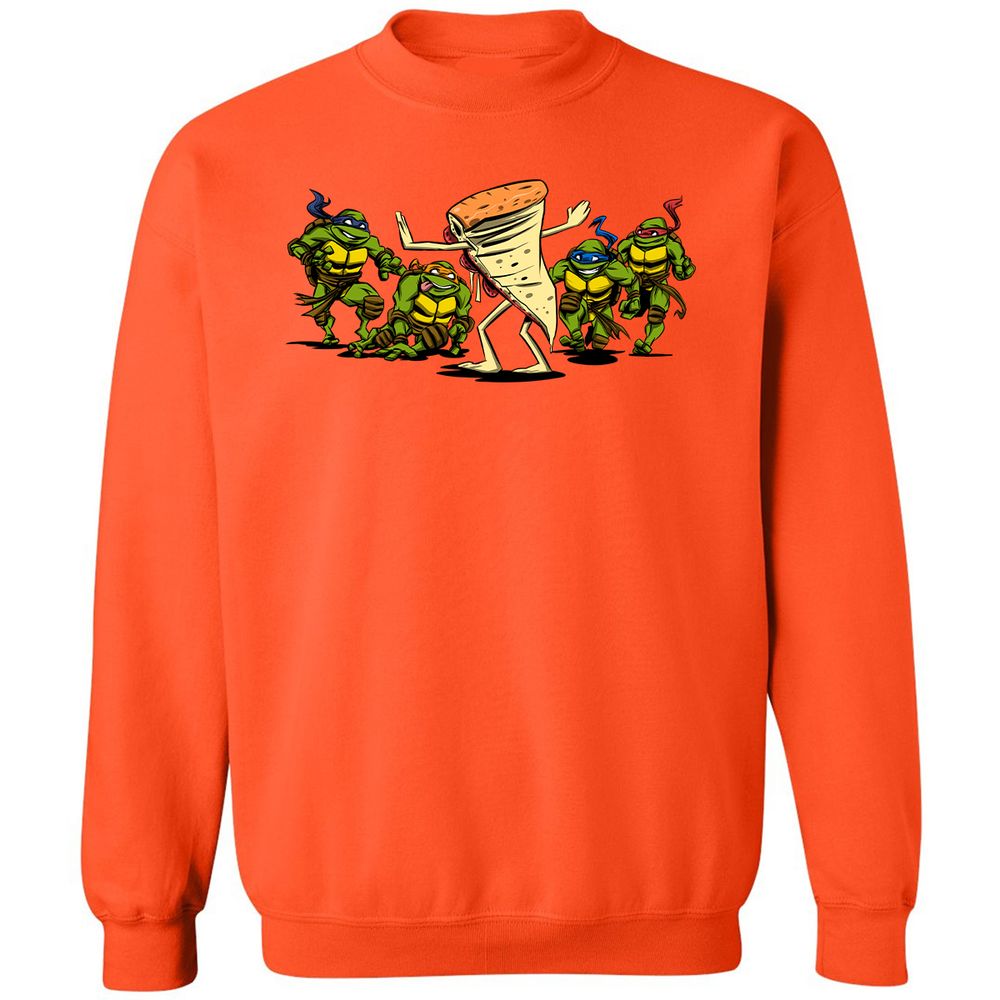 Classic Unisex Sweatshirt - Q4B7CDVB - Orange - 10