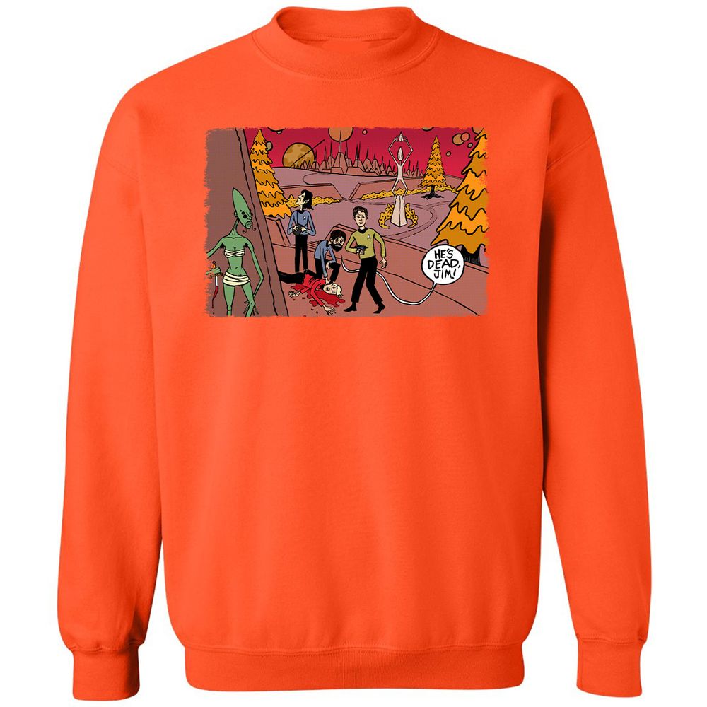 Classic Unisex Sweatshirt - 1XHBAAFB - Orange - 10