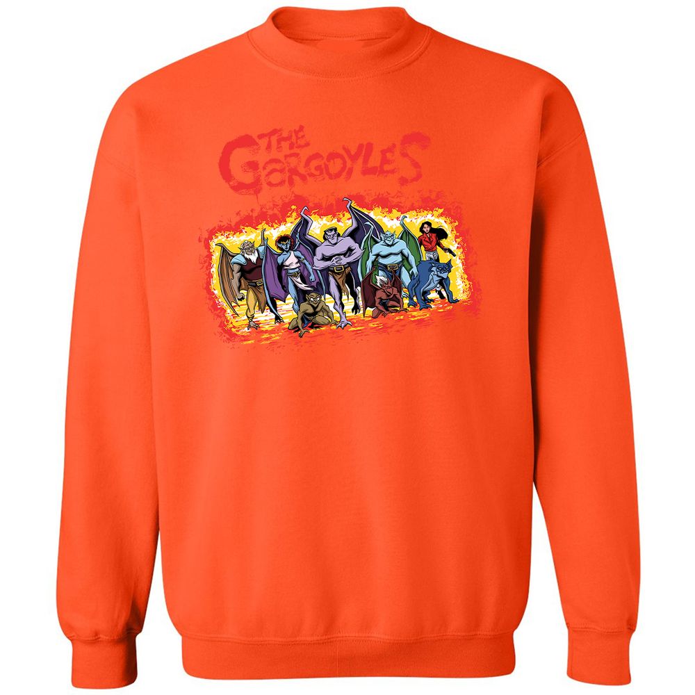 Classic Unisex Sweatshirt - A4YFH5BF - Orange - 10