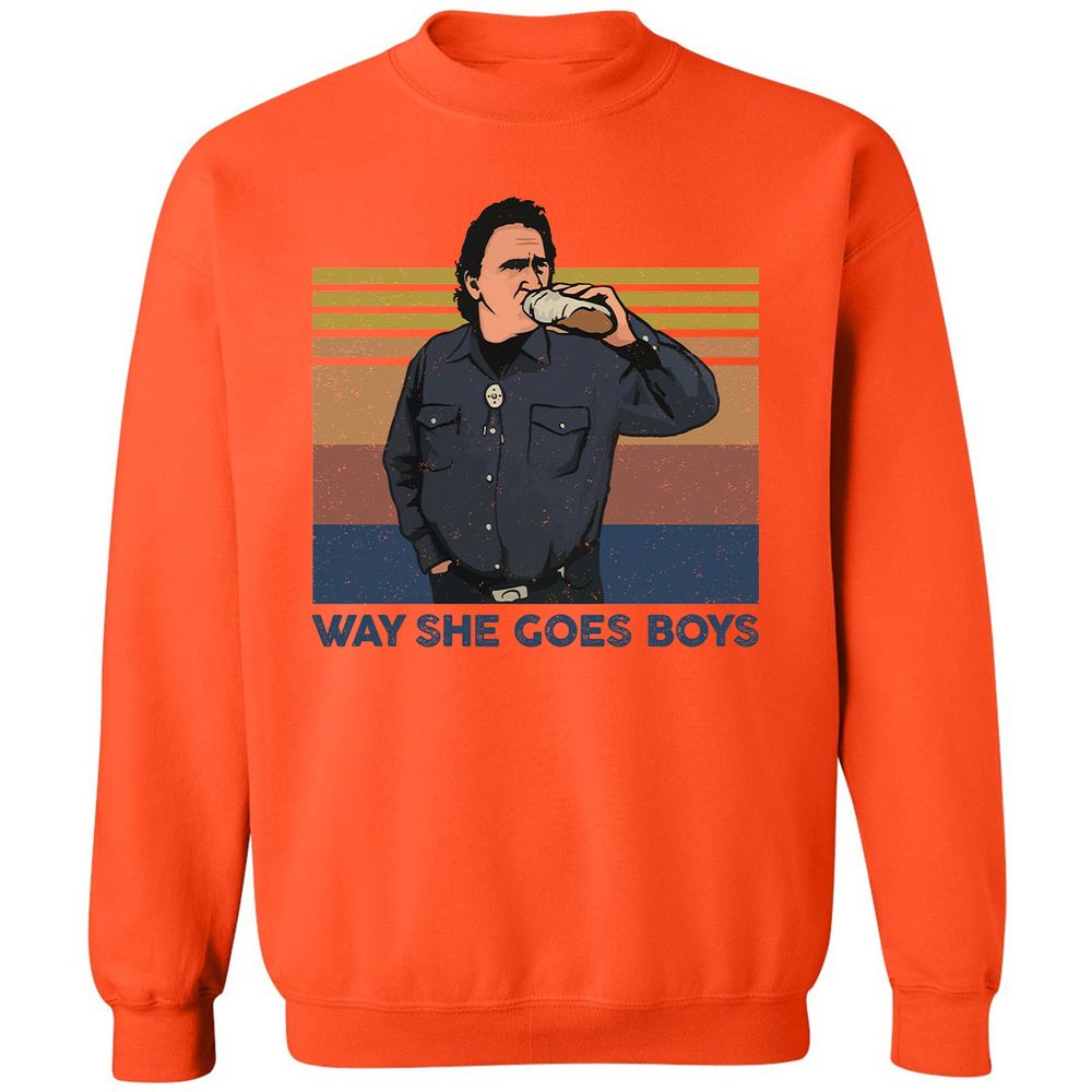 Classic Unisex Sweatshirt - EEXTWN8E - Orange - 10