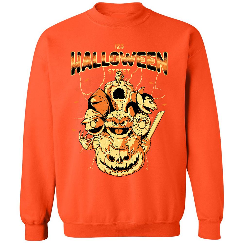Classic Unisex Sweatshirt - L9T58XSB - Orange - 10