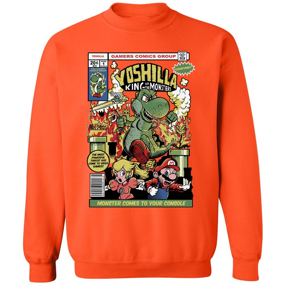 Classic Unisex Sweatshirt - WCU36RAG - Orange - 10