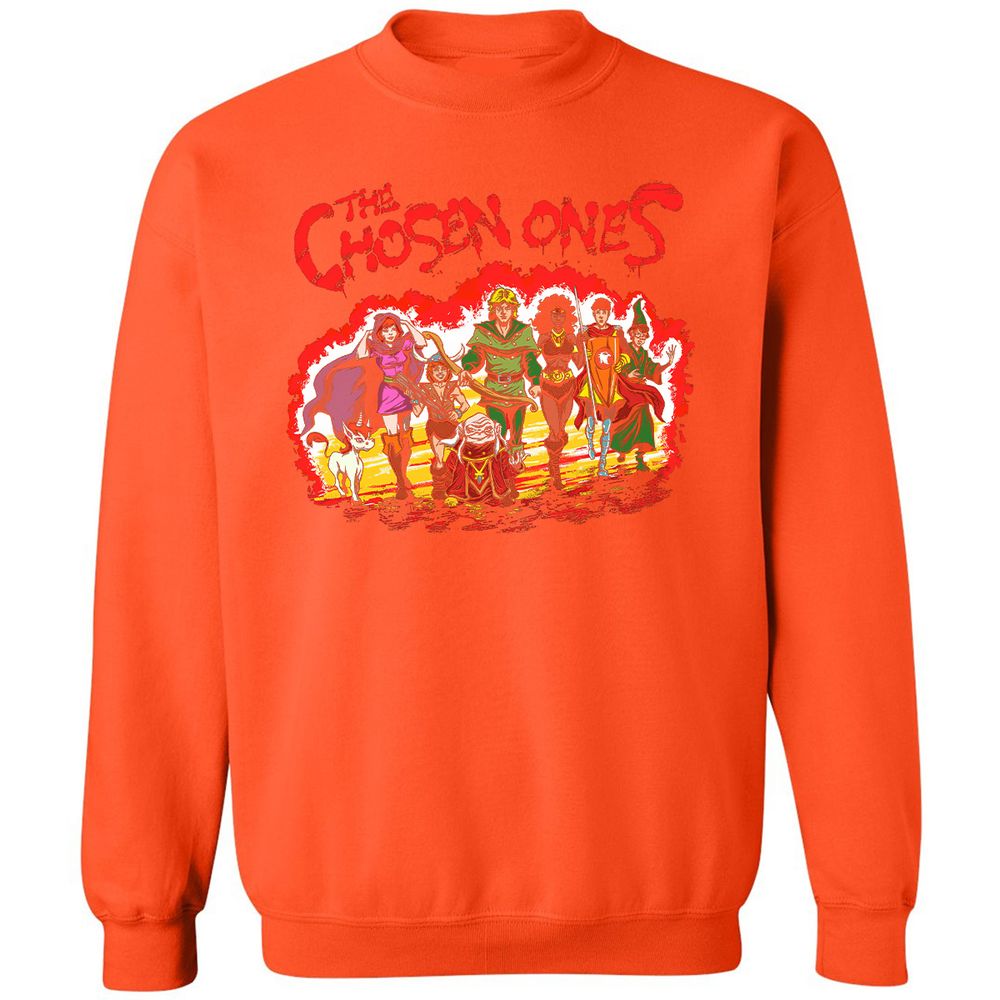 Classic Unisex Sweatshirt - YM6ZCWAV - Orange - 10