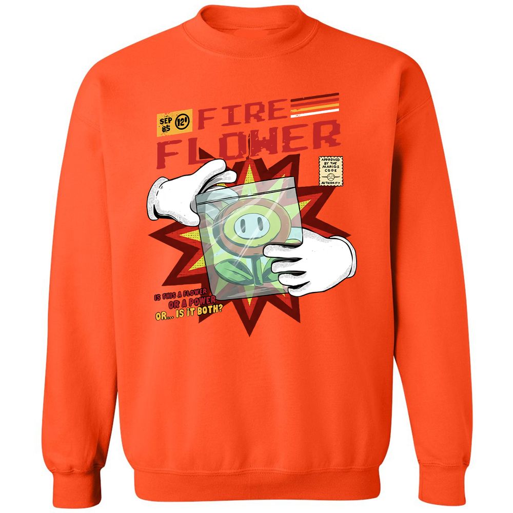 Classic Unisex Sweatshirt - 4NFV9QYR - Orange - 10