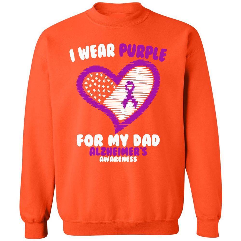 Classic Unisex Sweatshirt - VZN55KF2 - Orange - 10