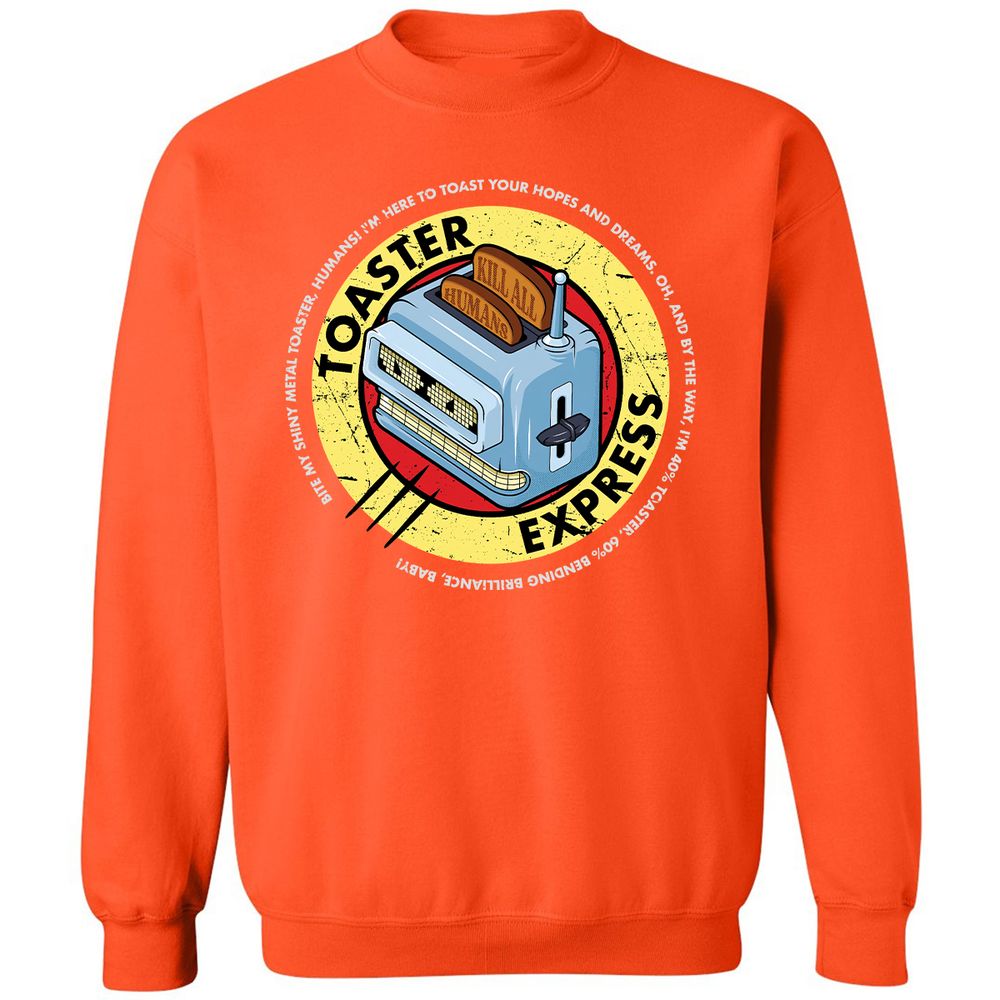 Classic Unisex Sweatshirt - 9PJNQNYC - Orange - 10