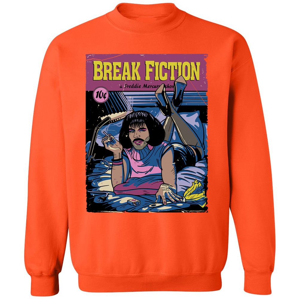 Classic Unisex Sweatshirt - TJPUHWJQ - Orange - 10