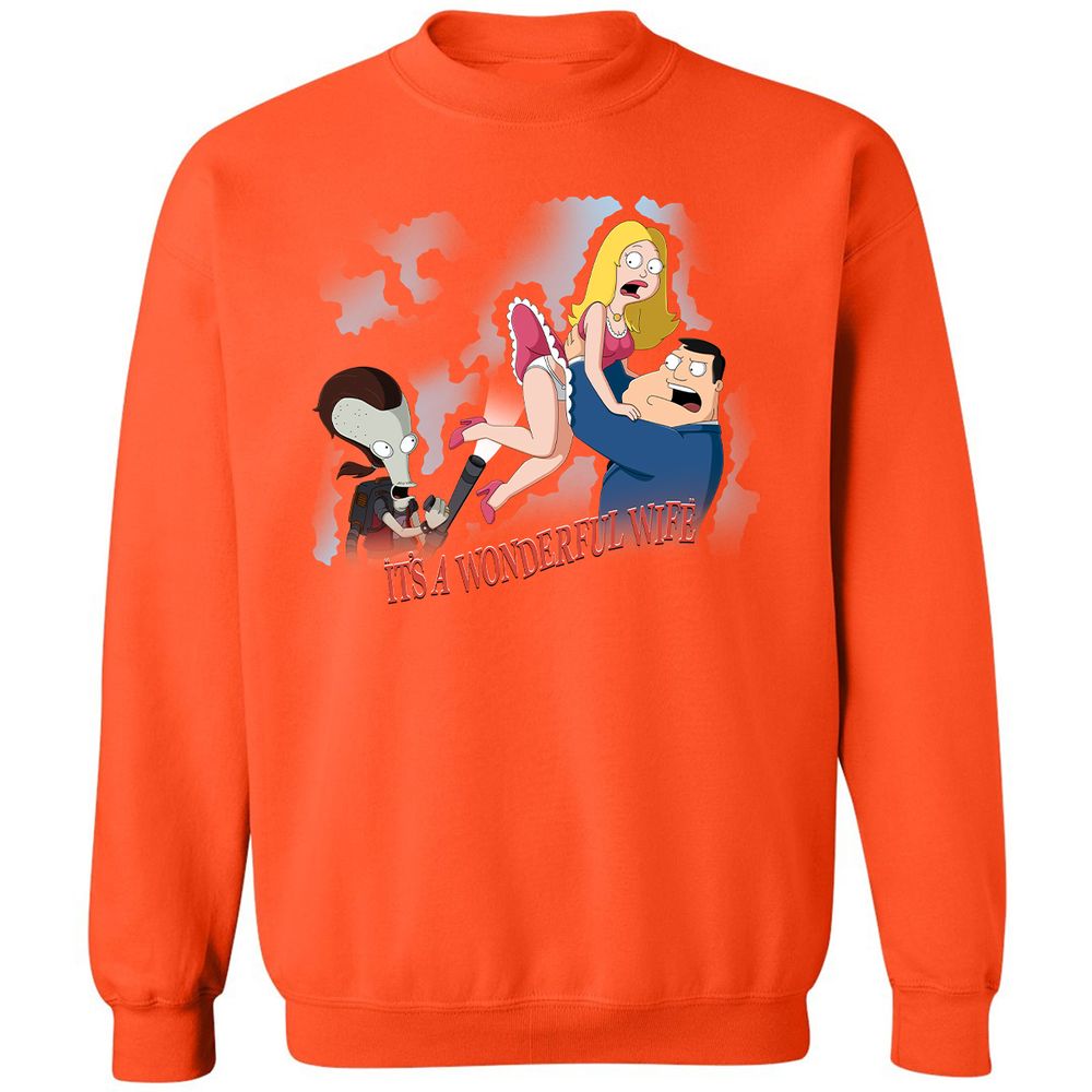 Classic Unisex Sweatshirt - VLR8QV6K - Orange - 10