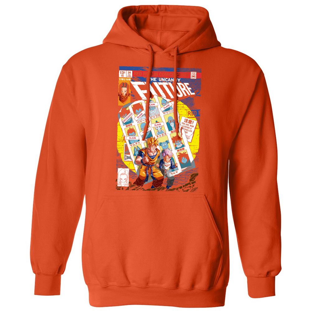 Classic Unisex Hoodie - TDD43BXV - Orange - 10