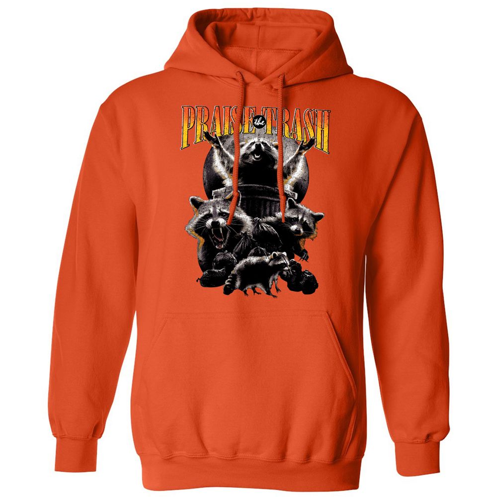 Classic Unisex Hoodie - NQT768GQ - Orange - 10