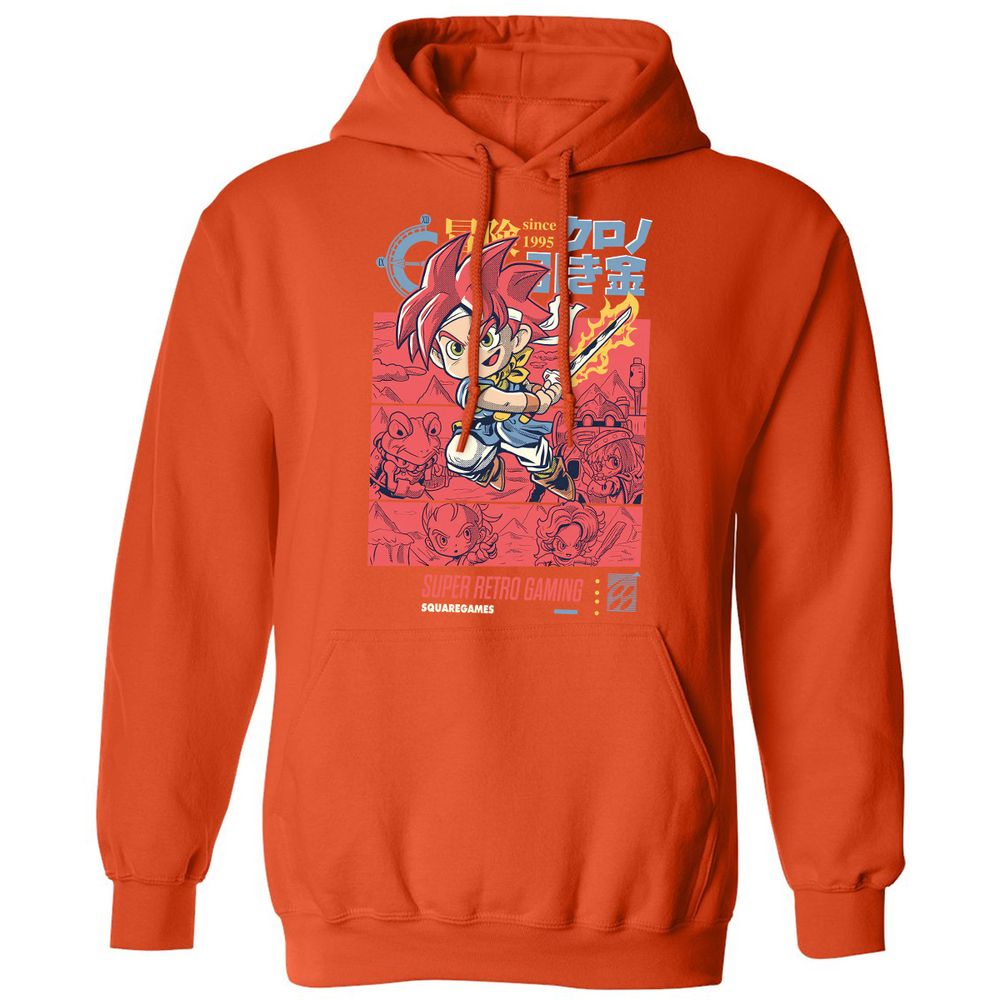 Classic Unisex Hoodie - AJGXRGAW - Orange - 10