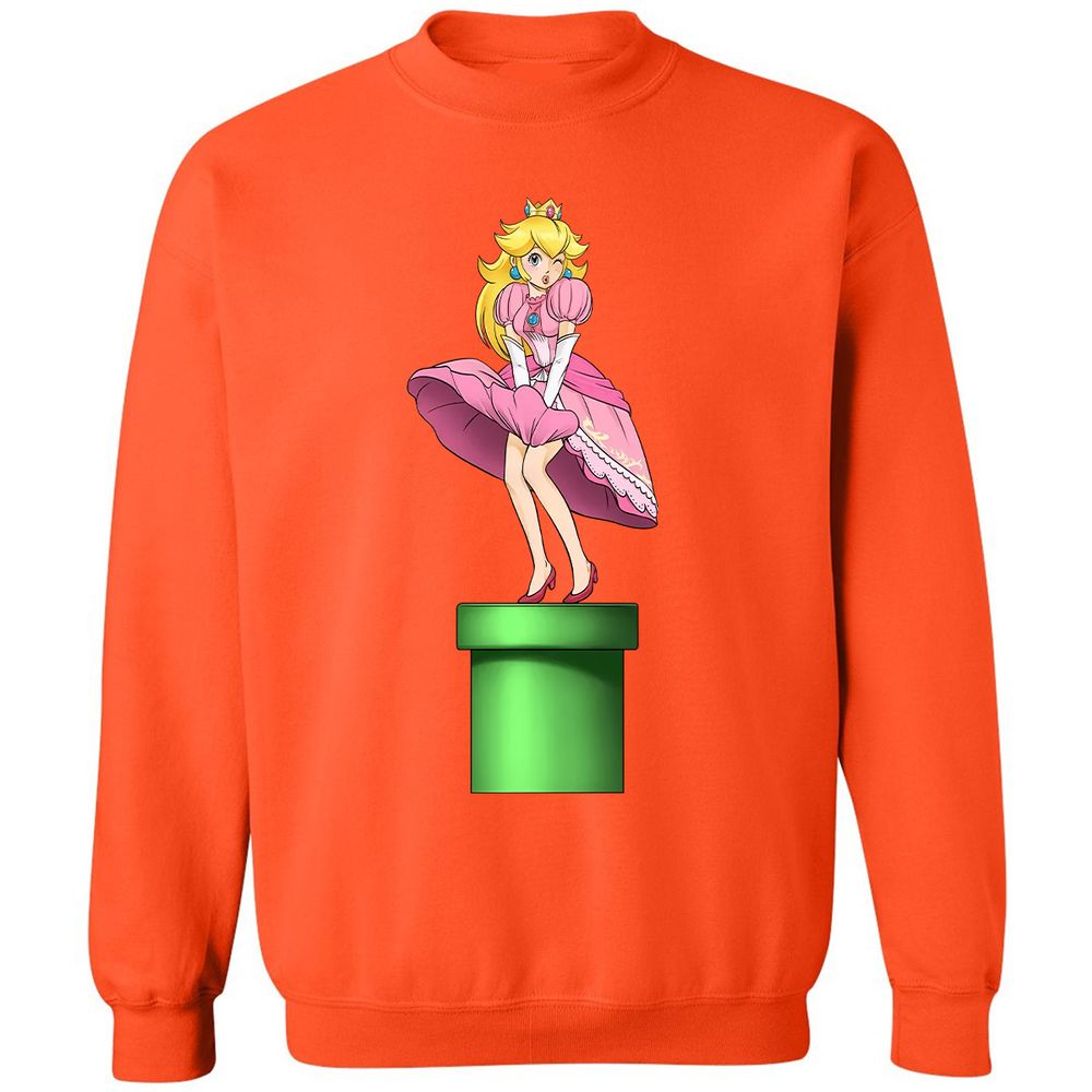 Classic Unisex Sweatshirt - 2C2XKF7T - Orange - 10