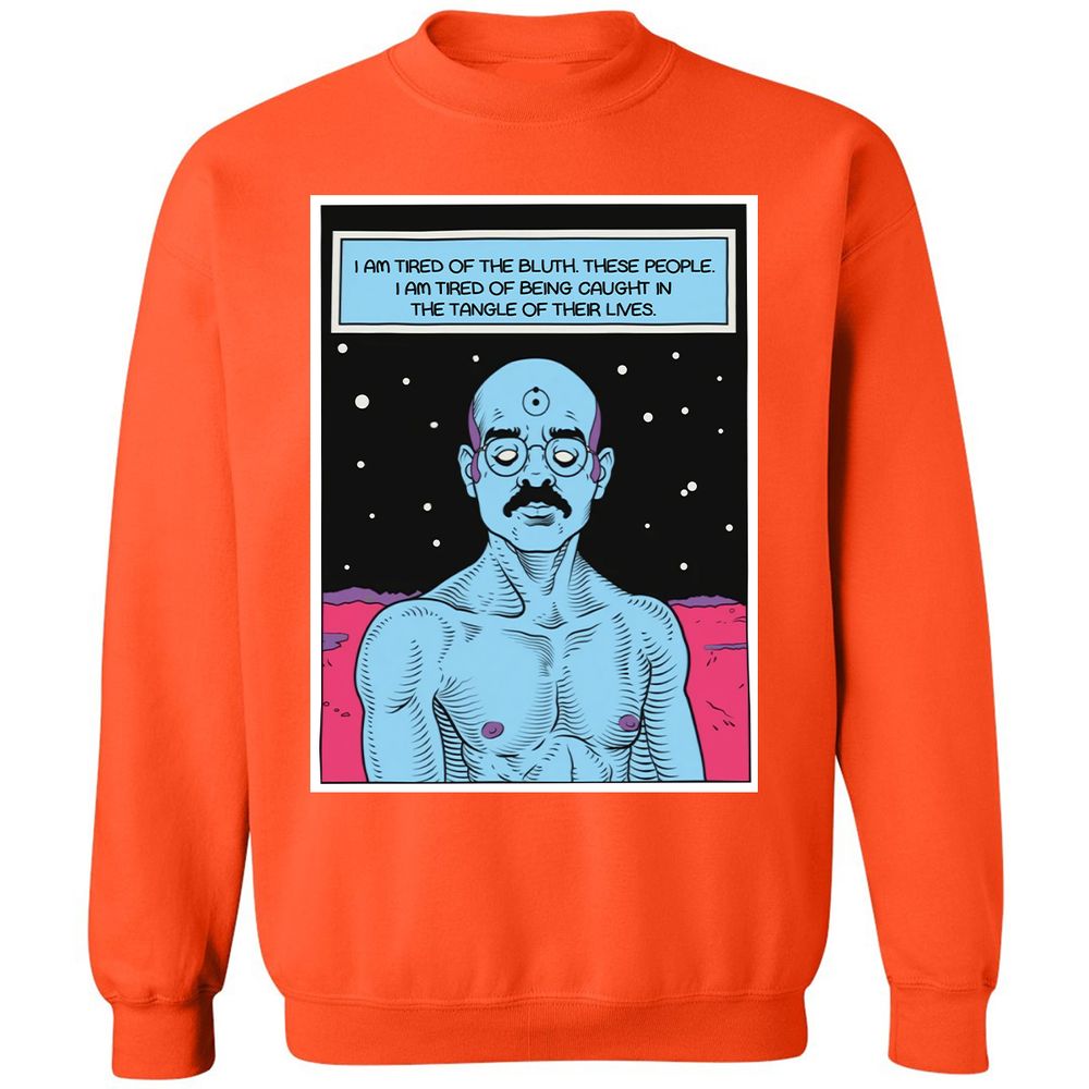 Classic Unisex Sweatshirt - FXYUJ821 - Orange - 10