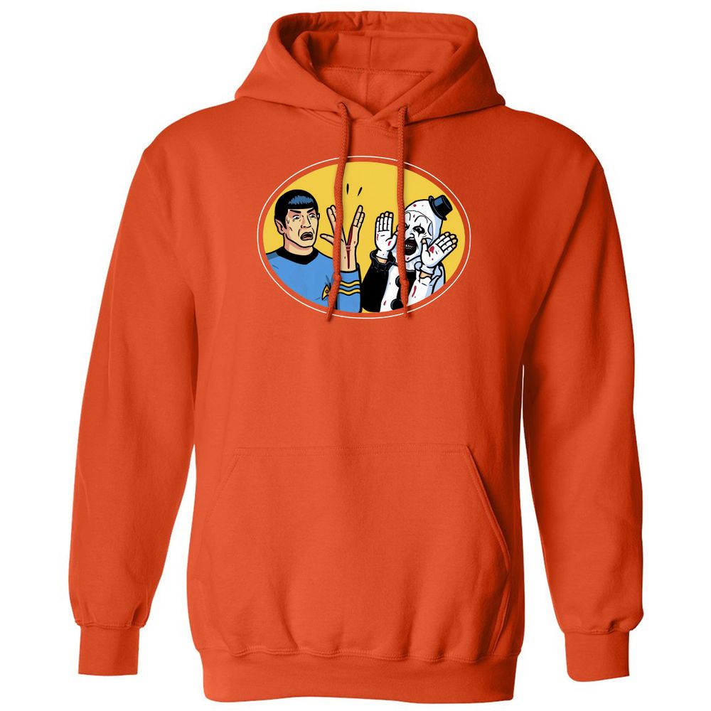Classic Unisex Hoodie - Q565YQHE - Orange - 10