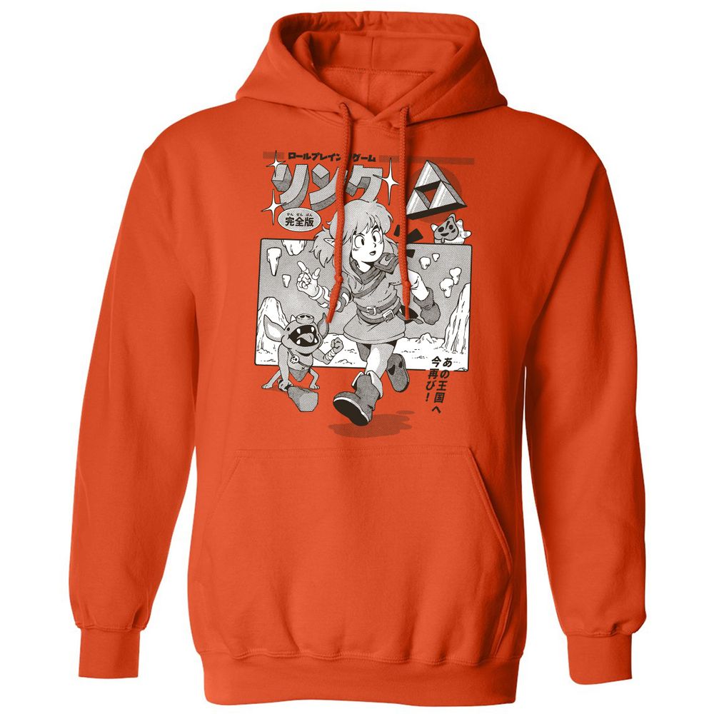 Classic Unisex Hoodie - P96DW1JL - Orange - 10