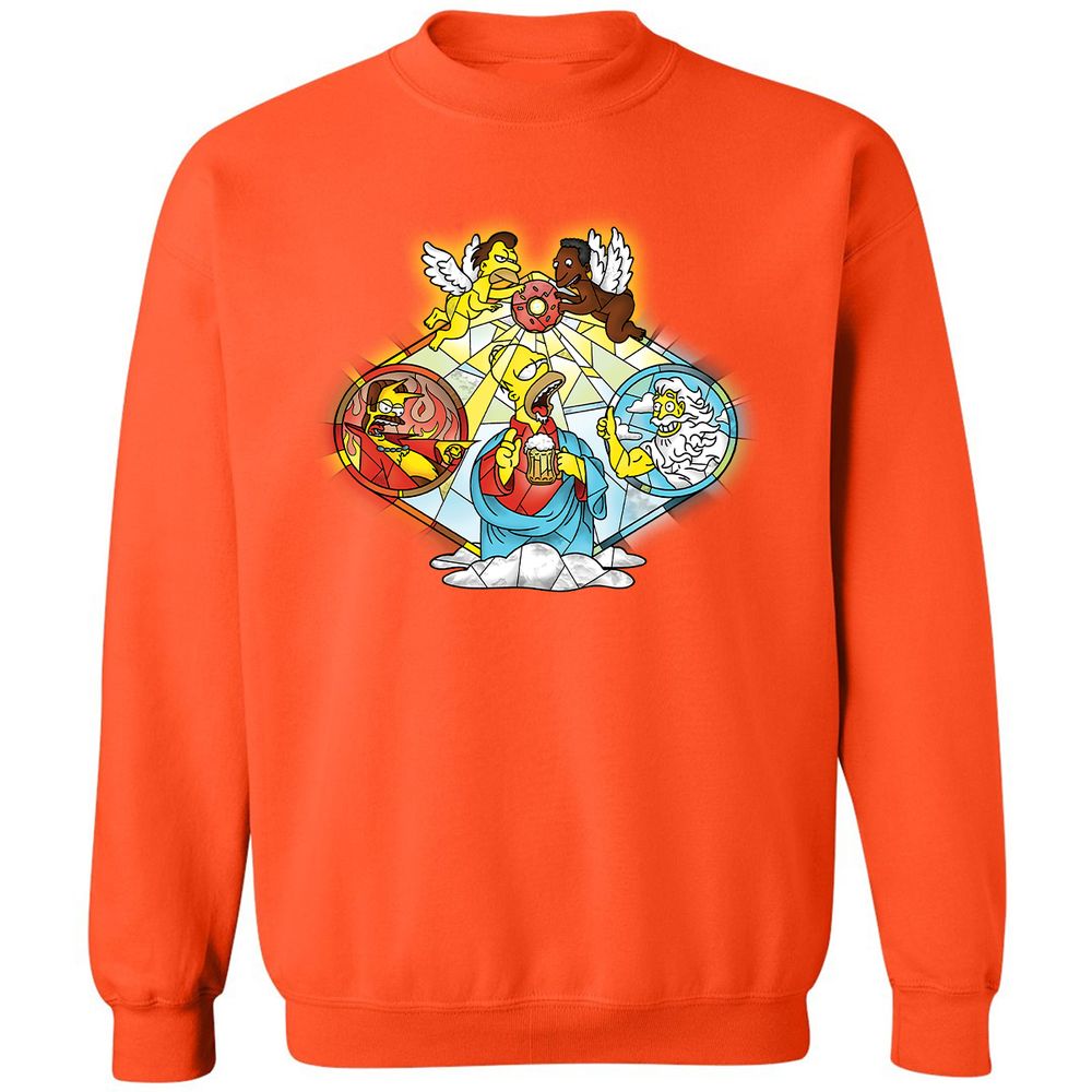Classic Unisex Sweatshirt - QU9YZXBF - Orange - 10
