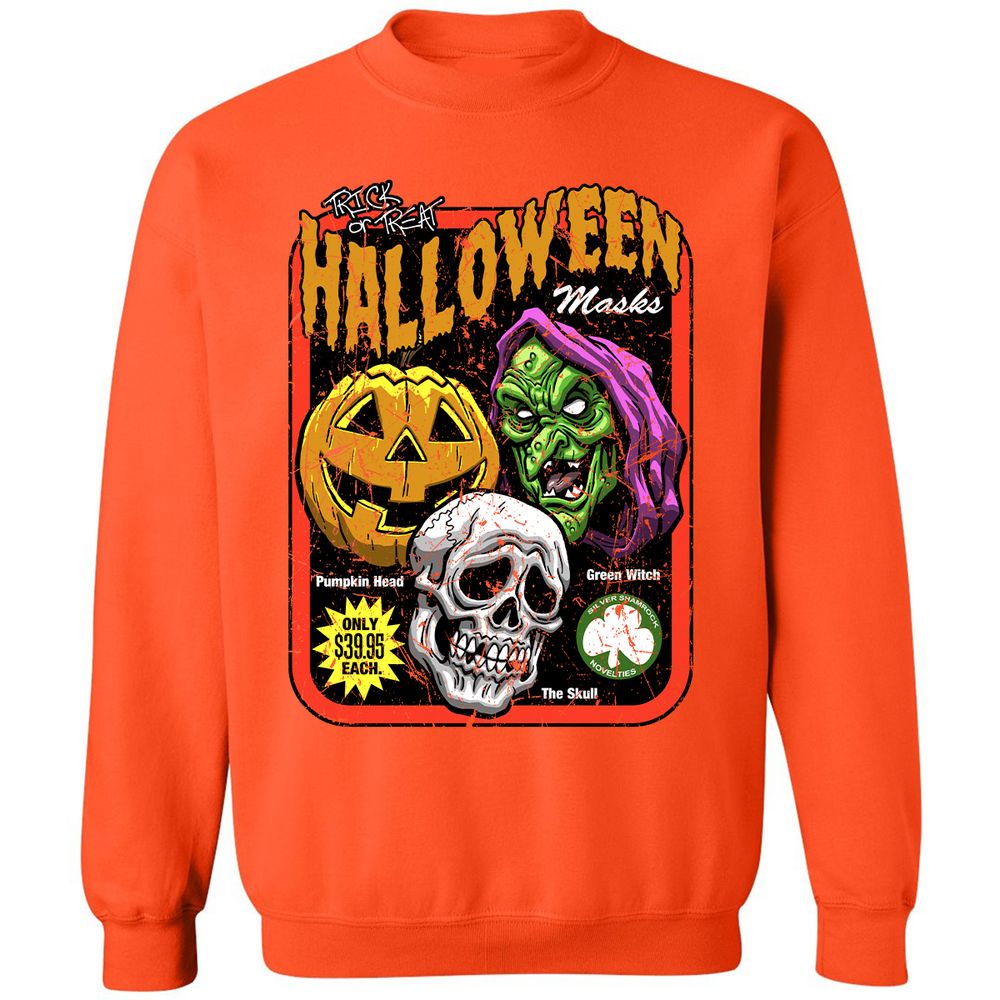 Classic Unisex Sweatshirt - 3GRMCFXS - Orange - 10