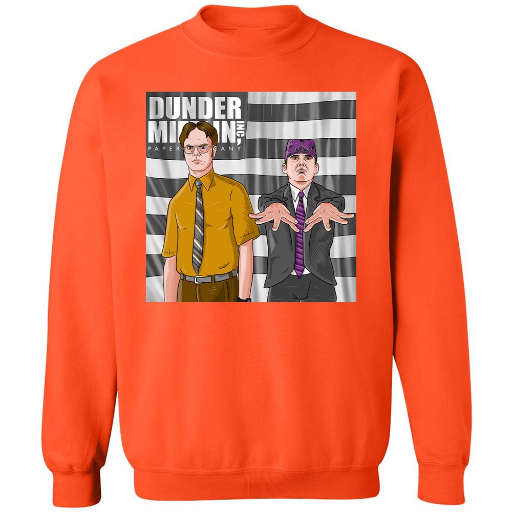 Classic Unisex Sweatshirt - D9J7MKQA - Orange - 10