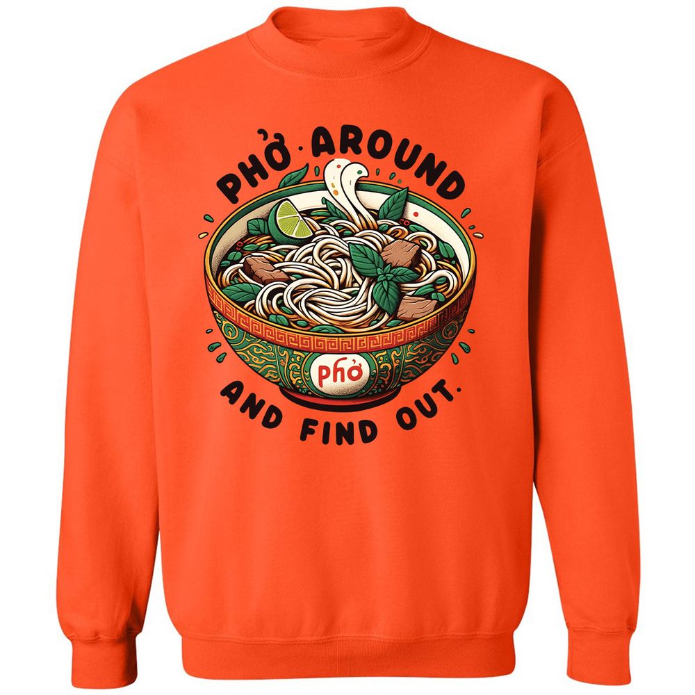 Classic Unisex Sweatshirt - 6DM69PQM - Orange - 10