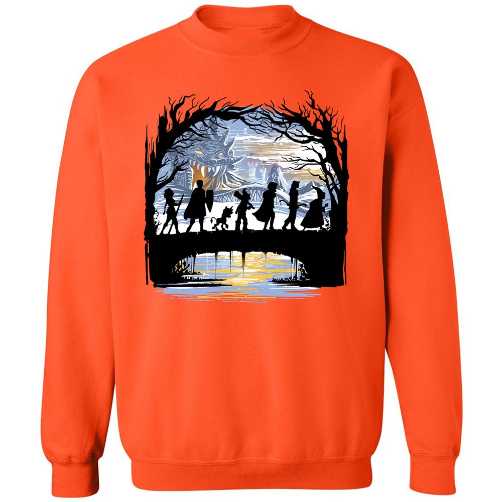 Classic Unisex Sweatshirt - HZFFLC5C - Orange - 10