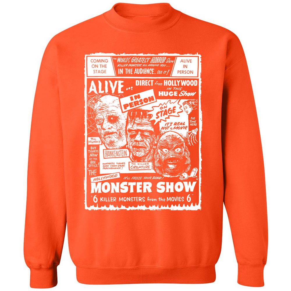 Classic Unisex Sweatshirt - 4ATNLTMD - Orange - 10