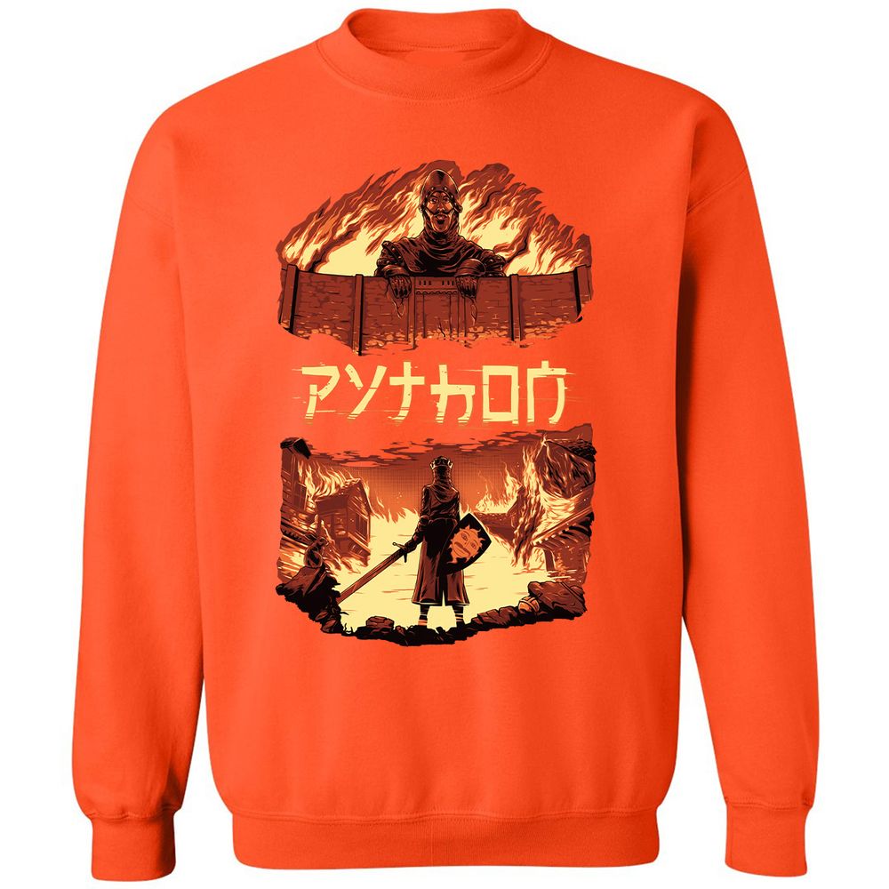 Classic Unisex Sweatshirt - WDL86W9L - Orange - 10