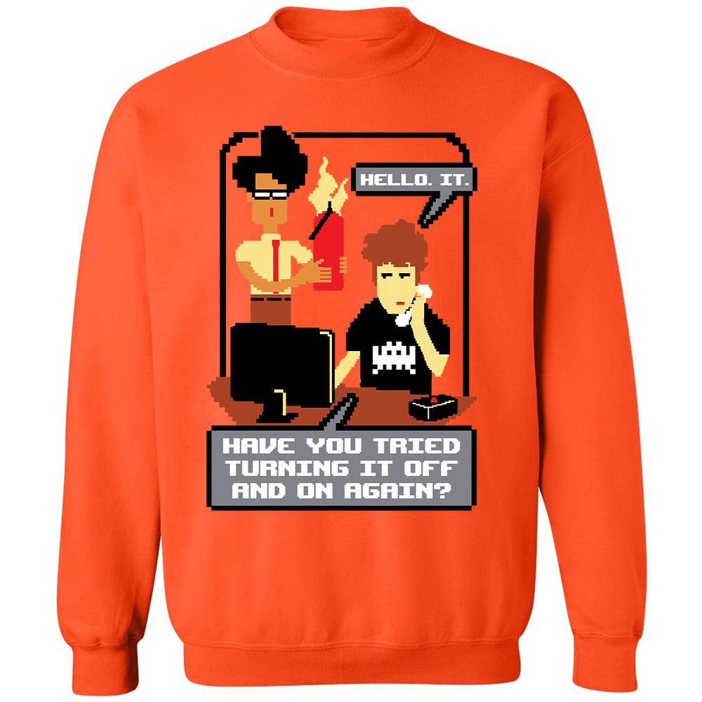Classic Unisex Sweatshirt - X3BV85E5 - Orange - 10
