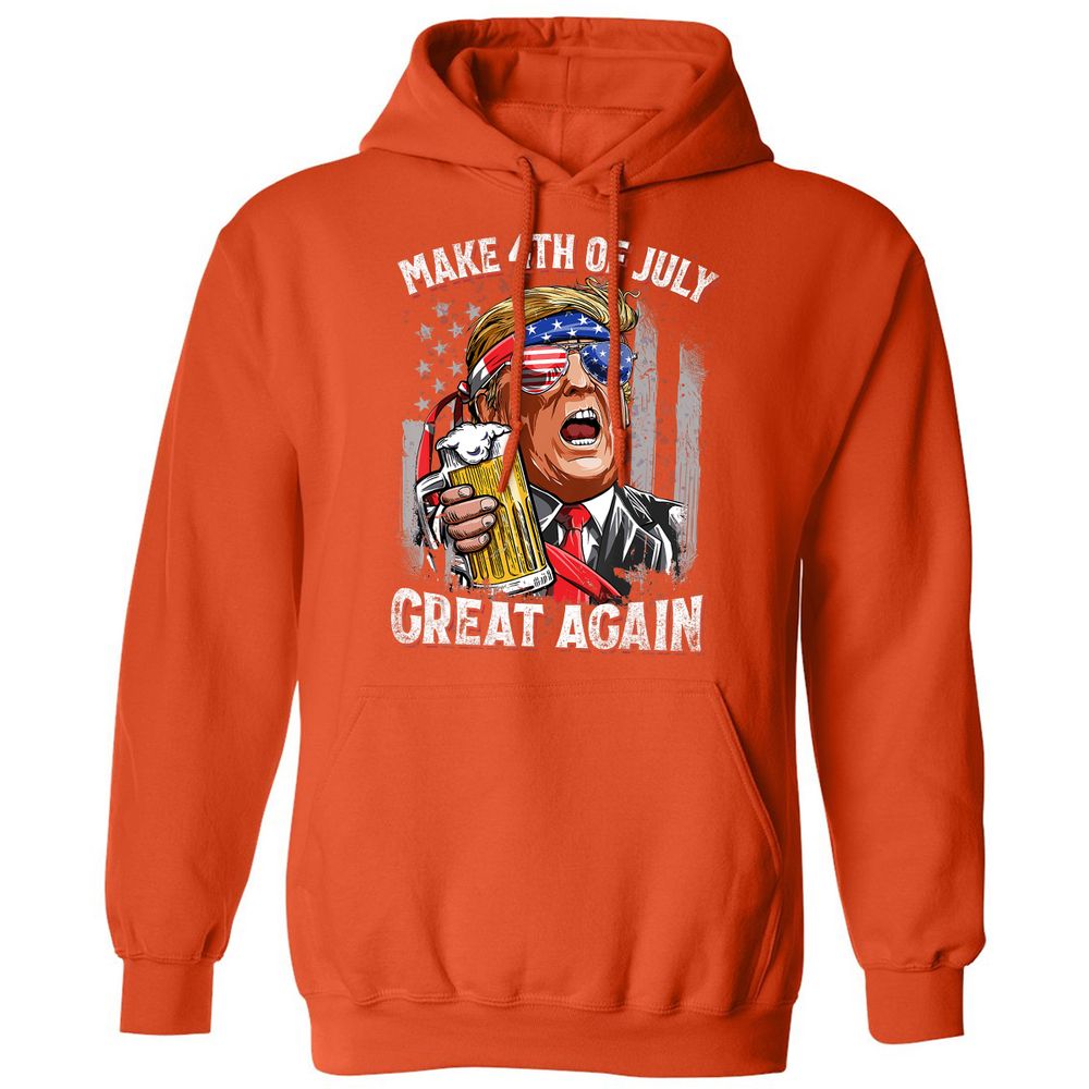 Classic Unisex Hoodie - WEX9LYDA - Orange - 10
