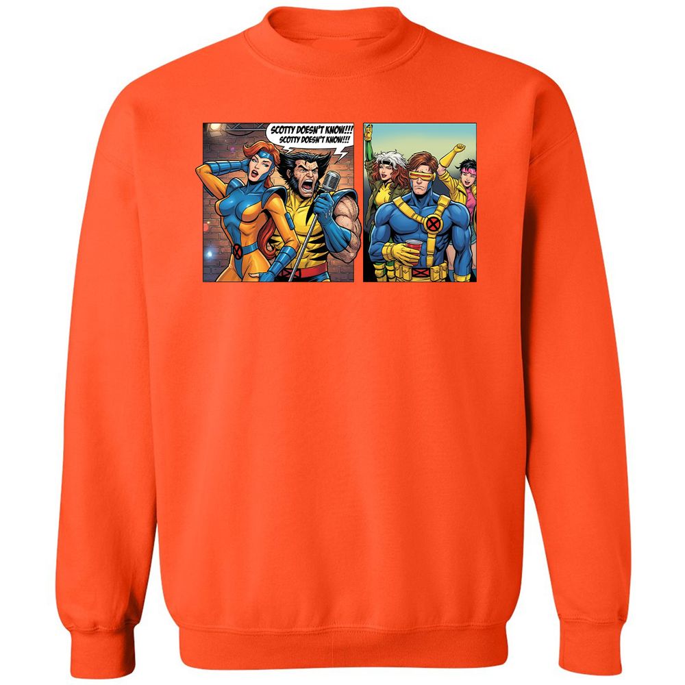 Classic Unisex Sweatshirt - T7GFHYMX - Orange - 10