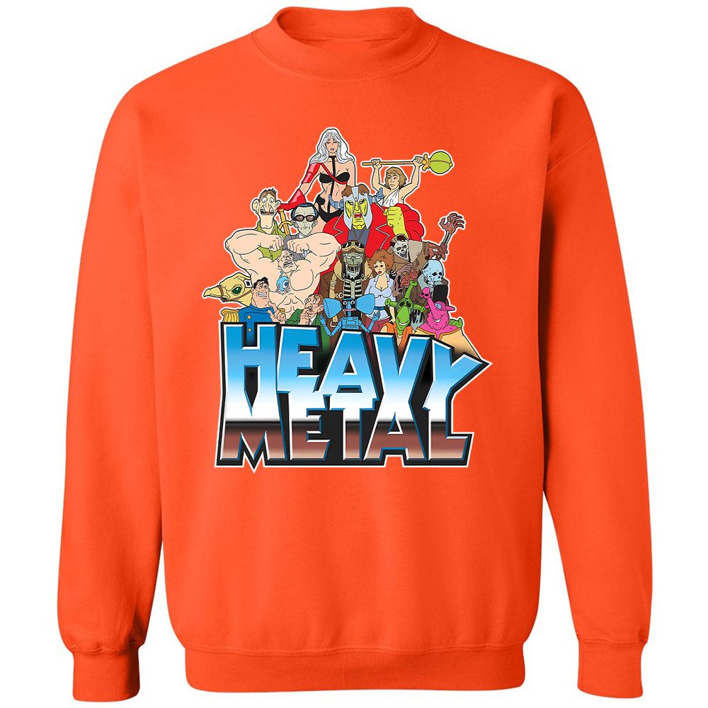 Classic Unisex Sweatshirt - ZX7BTG6D - Orange - 10