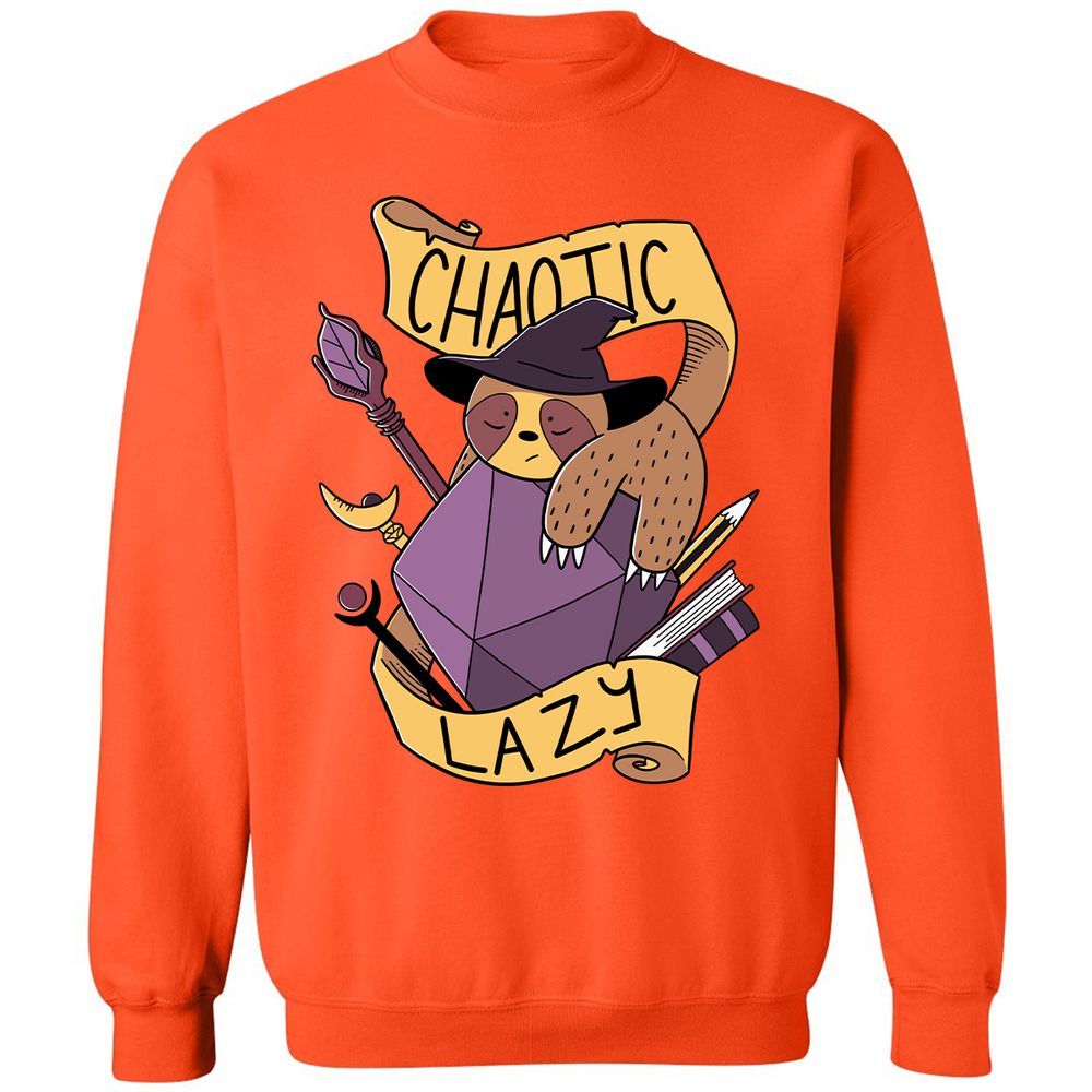 Classic Unisex Sweatshirt - AFDTN7TH - Orange - 10
