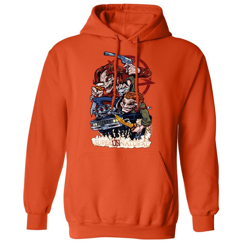 Classic Unisex Hoodie - DAQNGAYK - Orange - 10