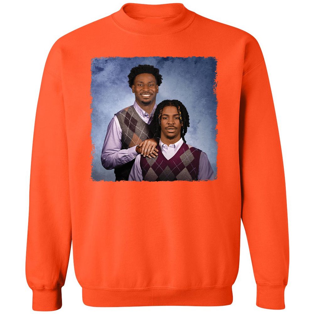 Classic Unisex Sweatshirt - Q99DMQT7 - Orange - 10