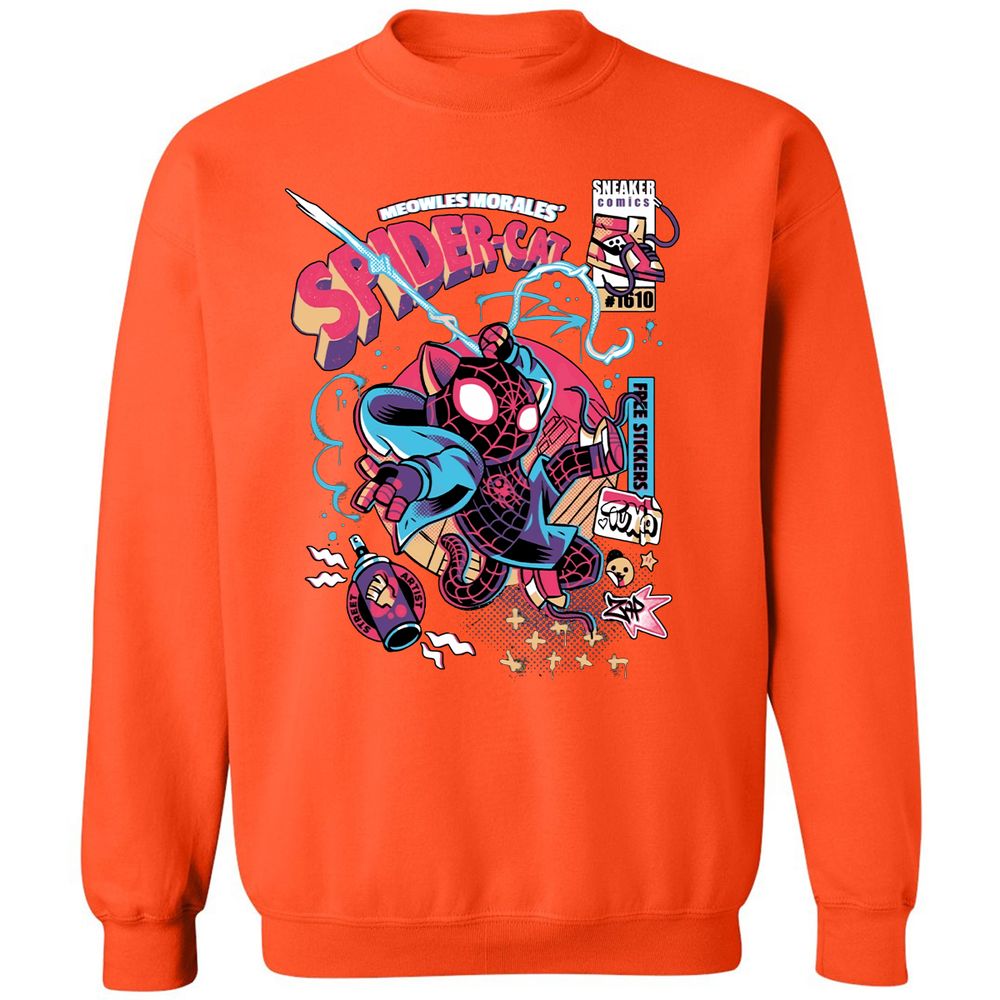 Classic Unisex Sweatshirt - YAT7BKFH - Orange - 10