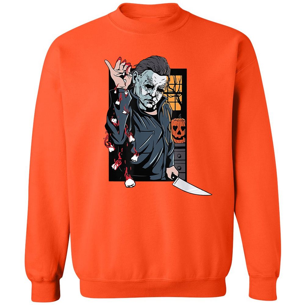 Classic Unisex Sweatshirt - C1LPBXFZ - Orange - 10