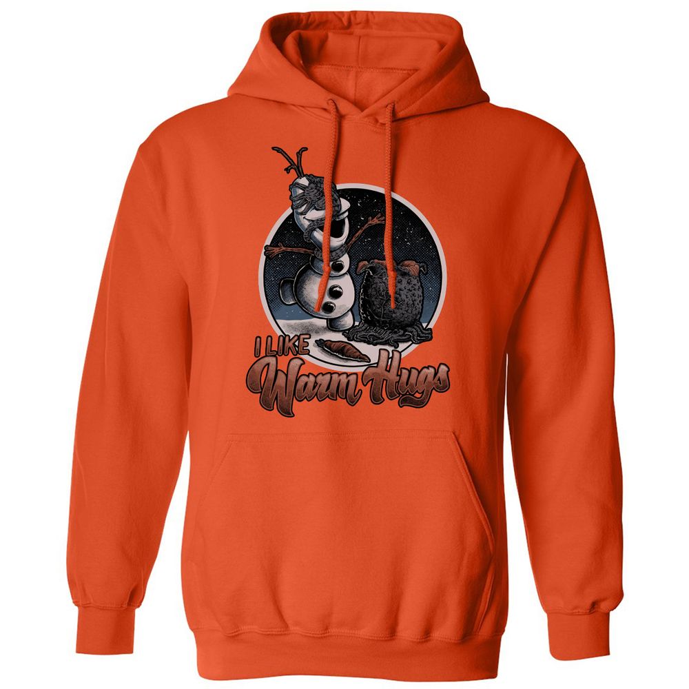 Classic Unisex Hoodie - DL55VXKT - Orange - 10