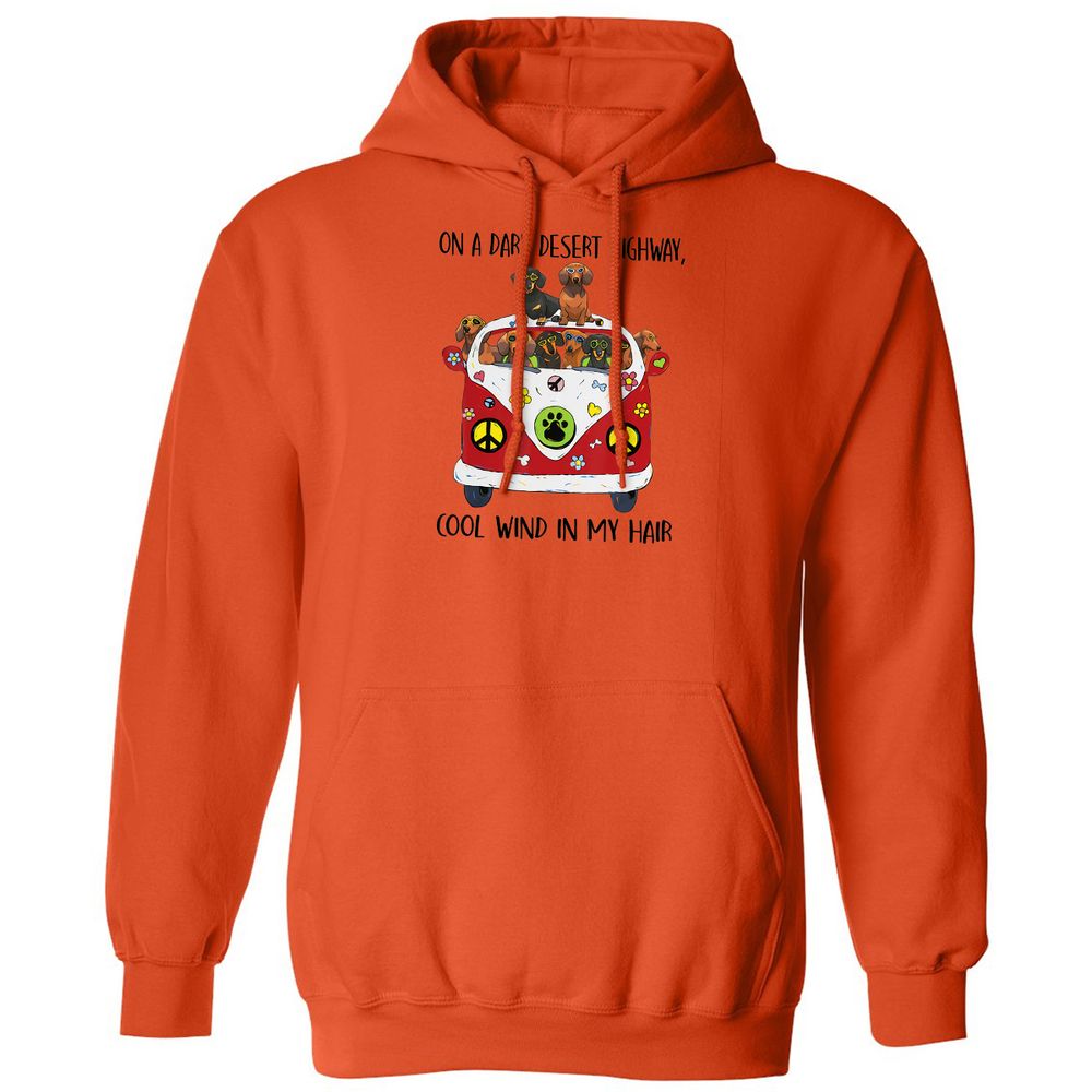 Classic Unisex Hoodie - CR85H73J - Orange - 10