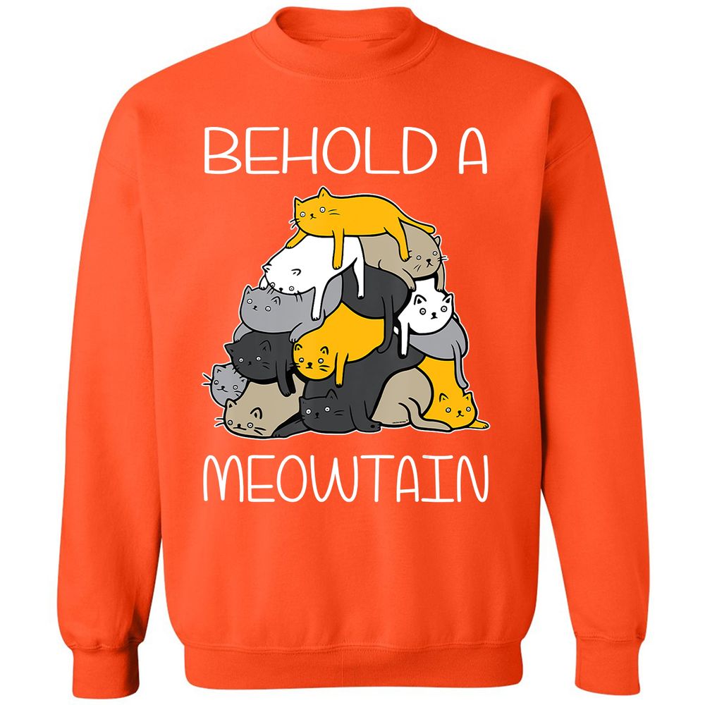 Classic Unisex Sweatshirt - AQLABZJH - Orange - 10
