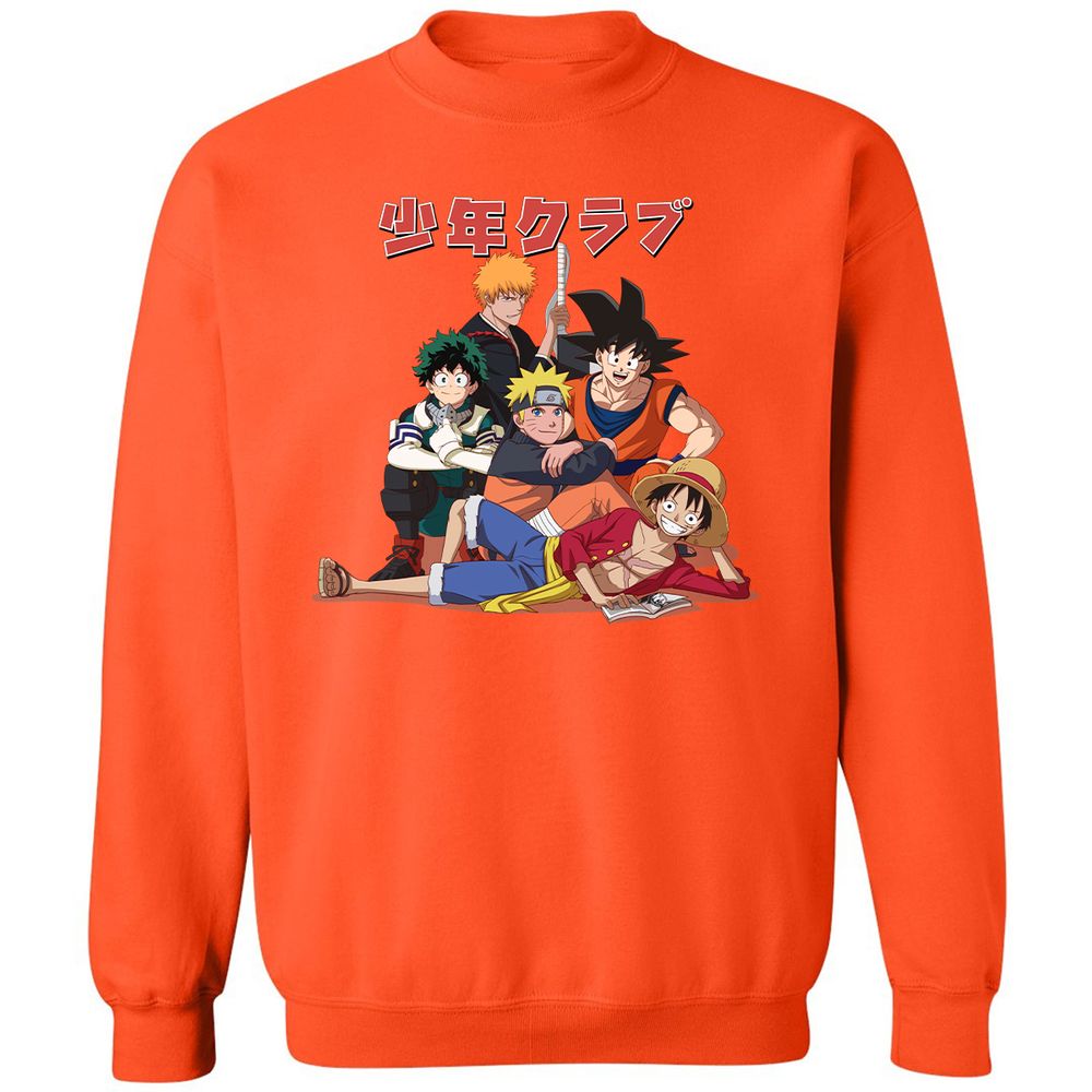 Classic Unisex Sweatshirt - C9D57ZDQ - Orange - 10