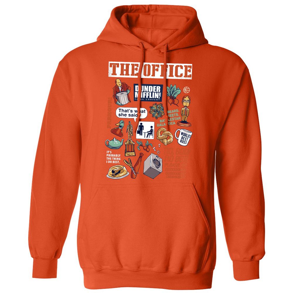 Classic Unisex Hoodie - RXE9Z243 - Orange - 10
